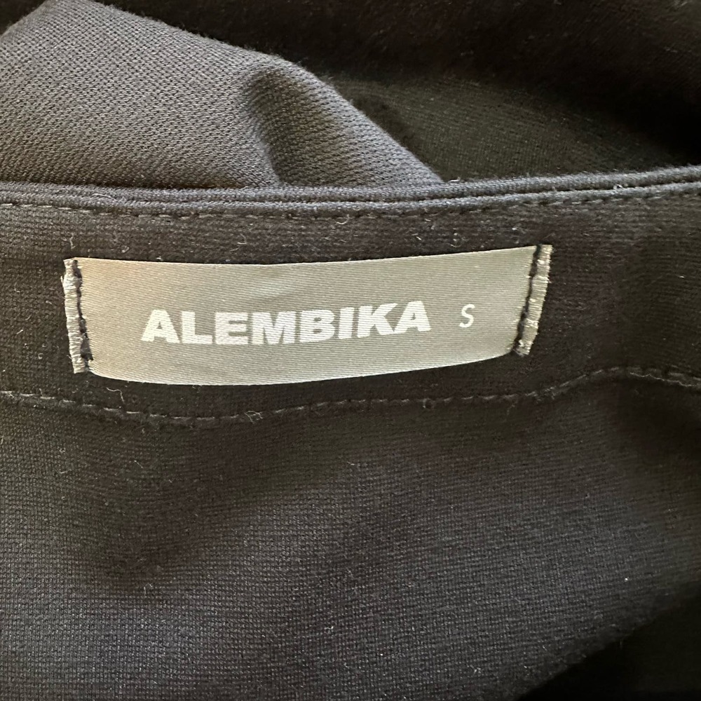 Alembika Black & White Lagenlook Oversized Soft Top sz S=8-12 NWOT - Picture 4 of 6